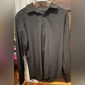 Nautica Men's Black Dress Shirt